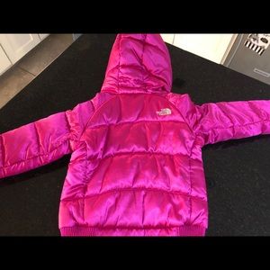 The North Face Fuchsia pink Jacket for winter.